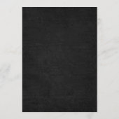 Dark Academia Gothic Elegant Wedding Menu (Dos)