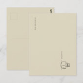 Dark Academia – ink pot Art | Introvert Gift Book Briefkaart (Voorkant / Achterkant)