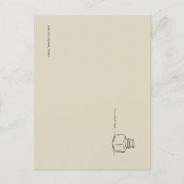 Dark Academia – ink pot Art | Introvert Gift Book Briefkaart