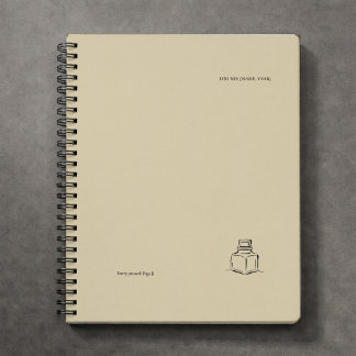 Dark Academia – ink pot Art | Introvert Gift Book Notitieboek