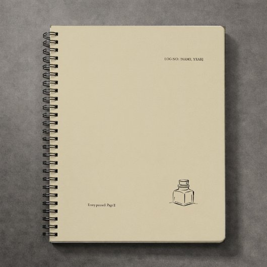 Dark Academia – ink pot Art | Introvert Gift Book  Notitieboek