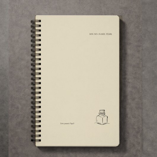 Dark Academia – ink pot Art | Introvert Gift Book Planner