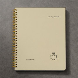 Dark Academia – ink pot Art | Introvert Gift Book Planner