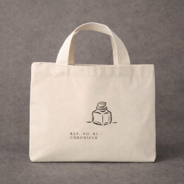 Dark Academia – Ink Pot Art | Introvert Gift Mini Tote Bag