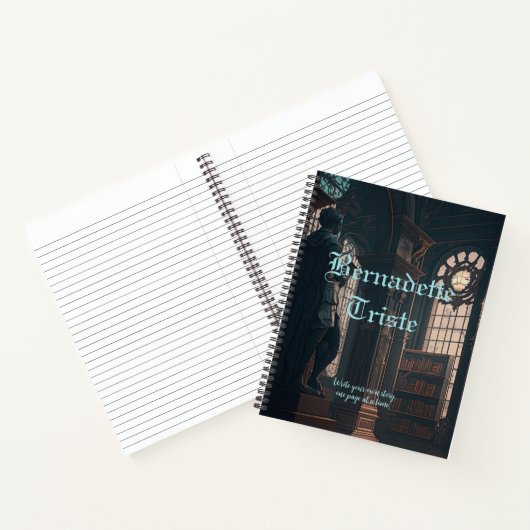Dark Academia Library Livres Vibes Nom Sentiment (Intérieur)