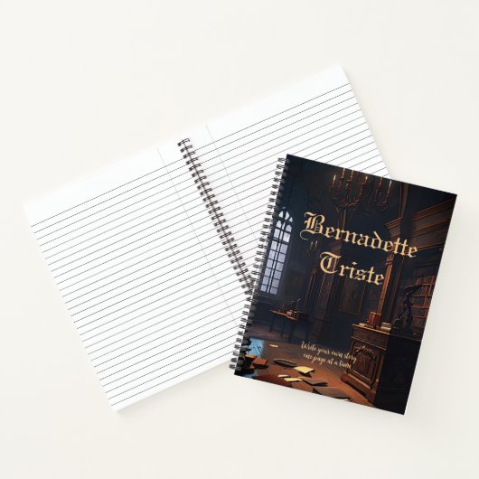 Dark Academia Library Livres Vibes Nom Sentiment (Intérieur)