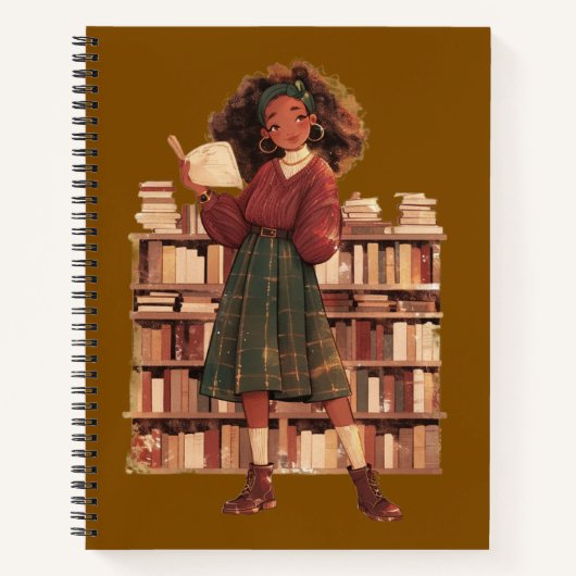 Dark Academia Schrijvers Notitieboek (Voorkant)