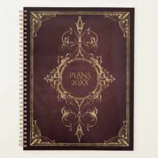 Dark Academia  Scrollwork Book Hoesje Planner