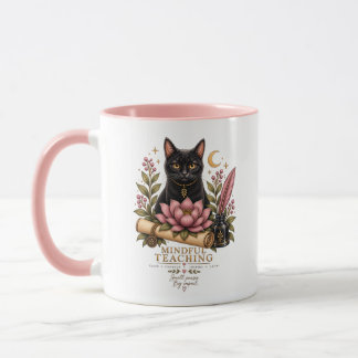 Dark Academia Teacher Mug for Her | Mindful Teachi Mok