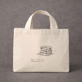 Dark Academia – Vintage Book Art | Introvert Gift Mini Tote Bag