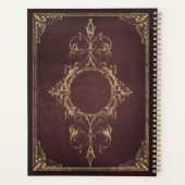Dark Academia Vintage Scrollwork Book Cover (Dos)