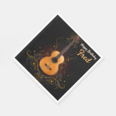 Dark Akoestische Gitaar Mannelijke Partij Servet (Hoek)