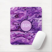 Dark Amethyst Marble Melt Muismat (Met muis)