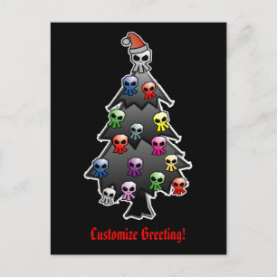 Dark and Gothic Holiday Greeting Feestdagenkaart