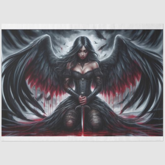 Dark Angel 1 Tissue Papier (Voorkant)