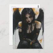 Dark Angel Briefkaart (Voorkant / Achterkant)