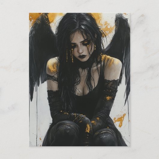 Dark Angel Briefkaart (Voorkant)