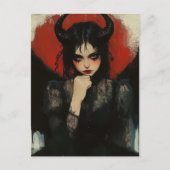Dark Angel Devil Briefkaart (Voorkant)