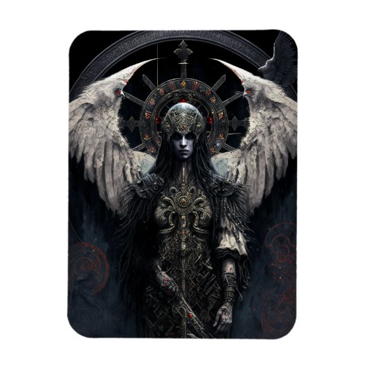 Dark Angel Gothic Fantasy Art Magneet (Verticaal)