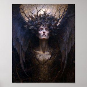 Dark Angel Gothic Gothic Fantasy Art Poster