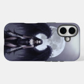 Dark Angel Gothic Moon - Mystieke Fantasy Art Case-Mate iPhone Case (Achterkant (horizontaal))