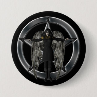 Dark Angel Ronde Button 7,6 Cm