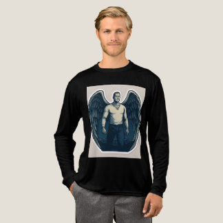 Dark Angel Warrior | Black Full Sleeve T-Shirt Des