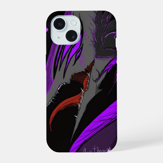 Dark Anime Fantasy Crow and Demon Art (Verso)