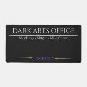 dark arts office desk mat gothic desk pad setup (Recto)