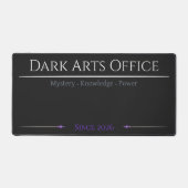 Dark Arts Office Desk Mat Gothic Wizard Decor (Recto)