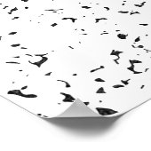 Dark Awakening Silhouette Black & White Poster (Coin)