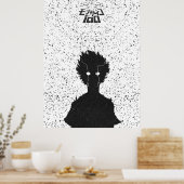 Dark Awakening Silhouette Black & White Poster (Cuisine)