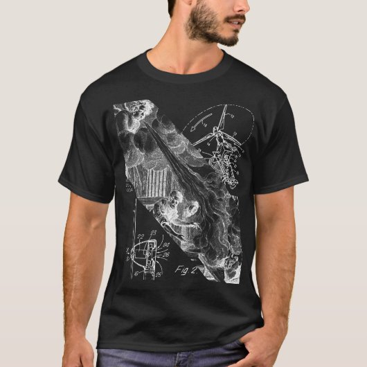 Dark Basic T-Shirt van de mannen - Wind - Powered (Voorkant)
