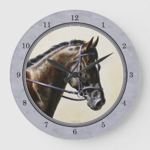 Dark Bay Sport Horse Grey Grote Klok