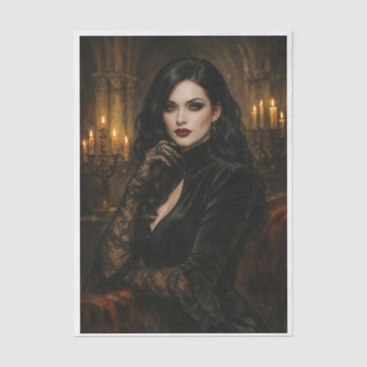 Dark Beauty Tissuepapier (Voorkant)