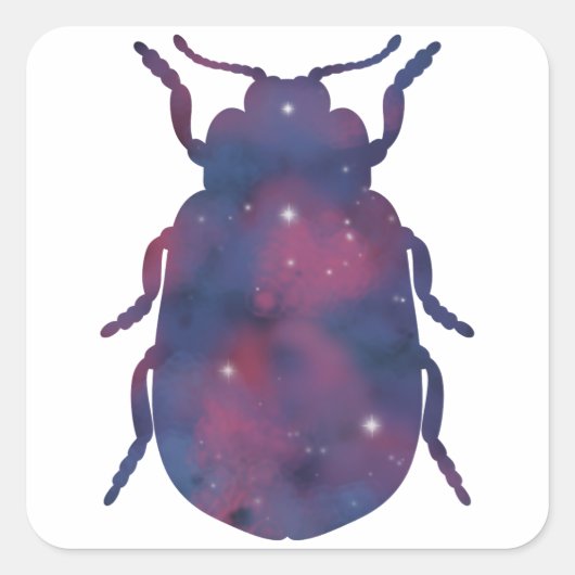 Dark Beetle Starscape Sticker (Voorkant)