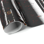 Dark Birch Forest Cadeaupapier (Rol Hoek)