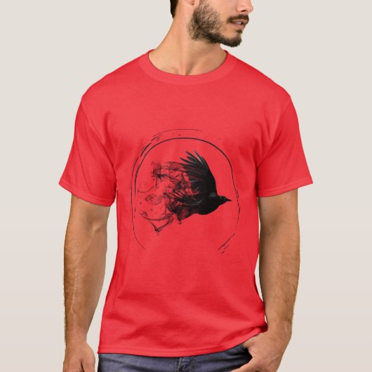 Dark bird t-shirt (Voorkant)