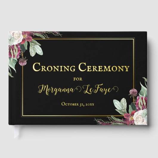 Dark Bloom Croning Ceremony   Gastenboek (Voorkant)