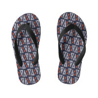 Dark Blue and Red Geometric Triangles Pattern