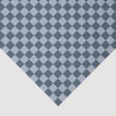 Dark Blue Checker Checkerboard Checkered 00s 90s Tissuepapier (Detail)