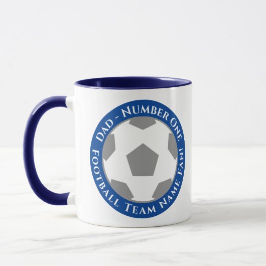 Dark Blue – Classic Football Dad Mug (Gauche)