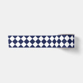 Dark Blue Diamond Pattern Lint (Voorkant)