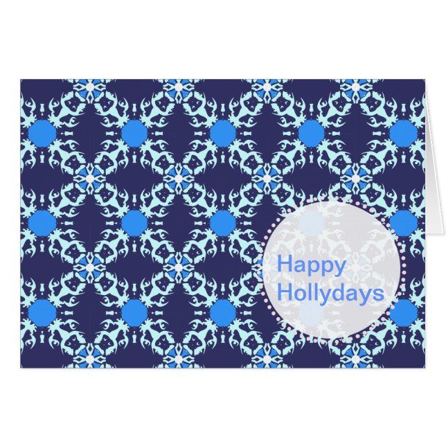 Dark Blue Frenchie Pattern (Voorkant Horizontaal)