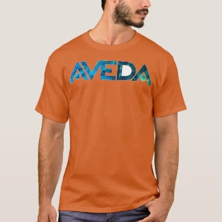 Dark Blue Green Marble Aveda T-shirt