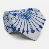 Dark Blue Kirttmukha Stropdas (Opgerold)