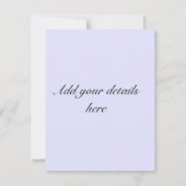 Dark Blue Knoted Nautical Wedding RSVP (Achterkant)