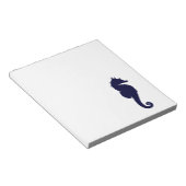 Dark Blue Seahorse Notitieblok (Schuin)