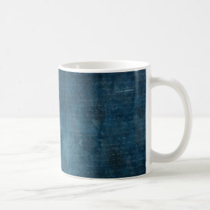 Dark Blue Sky in Space met schrijven Koffiemok