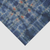 Dark Blue Sky Tie Dye Patroonstijl Tissuepapier (Detail)